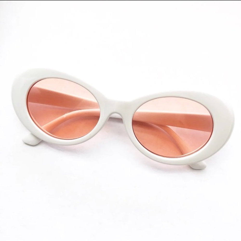 Pink Orange Clout Sunglasses